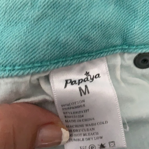 Papaya premium 2 denim shorts - Picture 6 of 6
